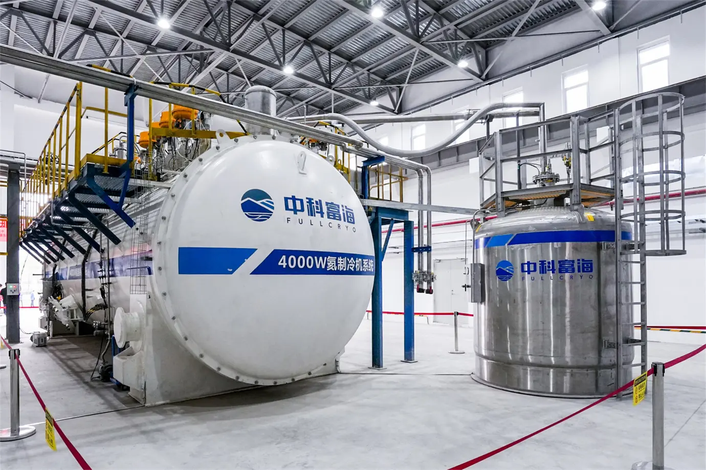 FULLCRYO 4000W@4.5K Helium Refrigerator Passed The Performance Test