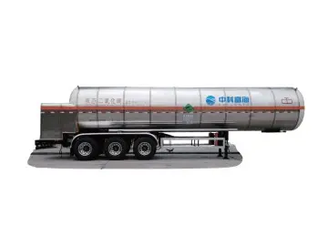 Liquid Carbon Dioxide Transport Vehicle For Food Processing