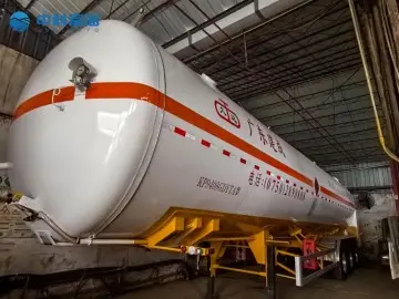 Liquefied Natural Gas Transport Vehicle for Ceramics and Glass